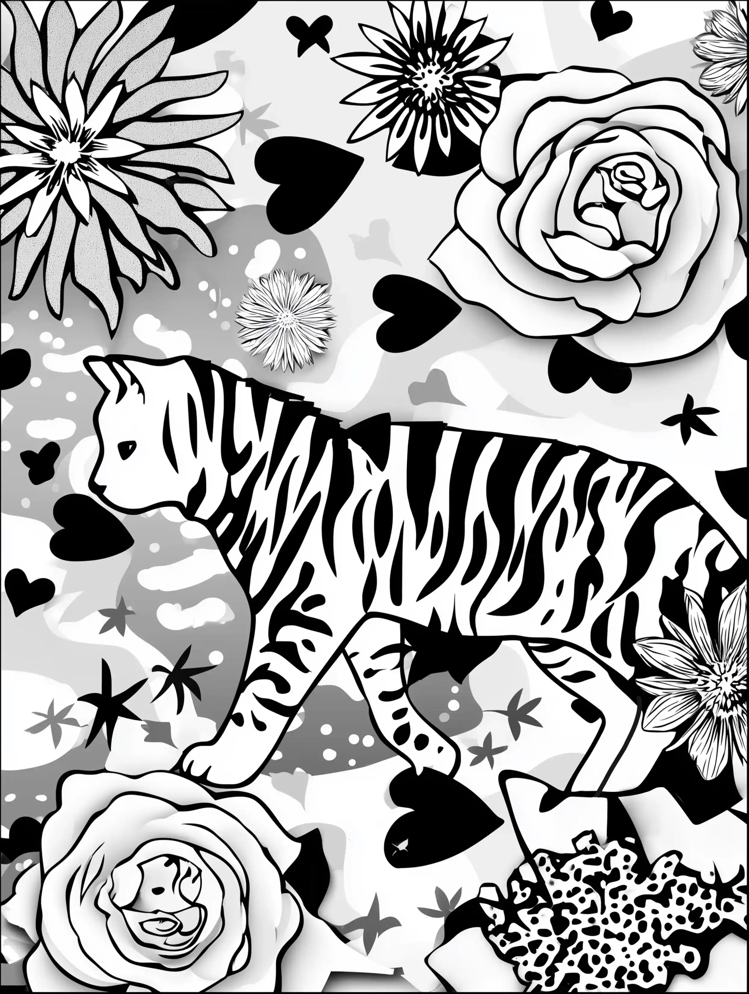 Free printable cats coloring page featuring a cat ready to walk